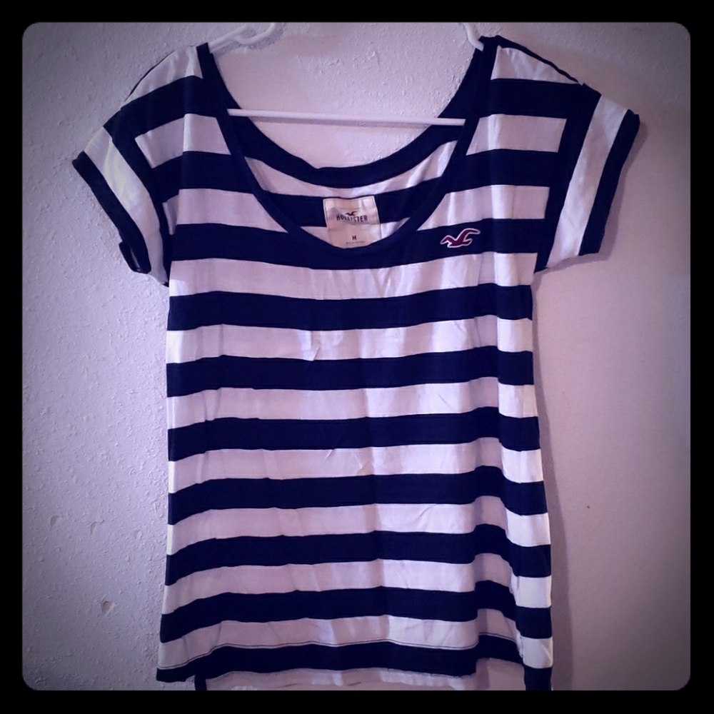 Hollister striped tshirt
